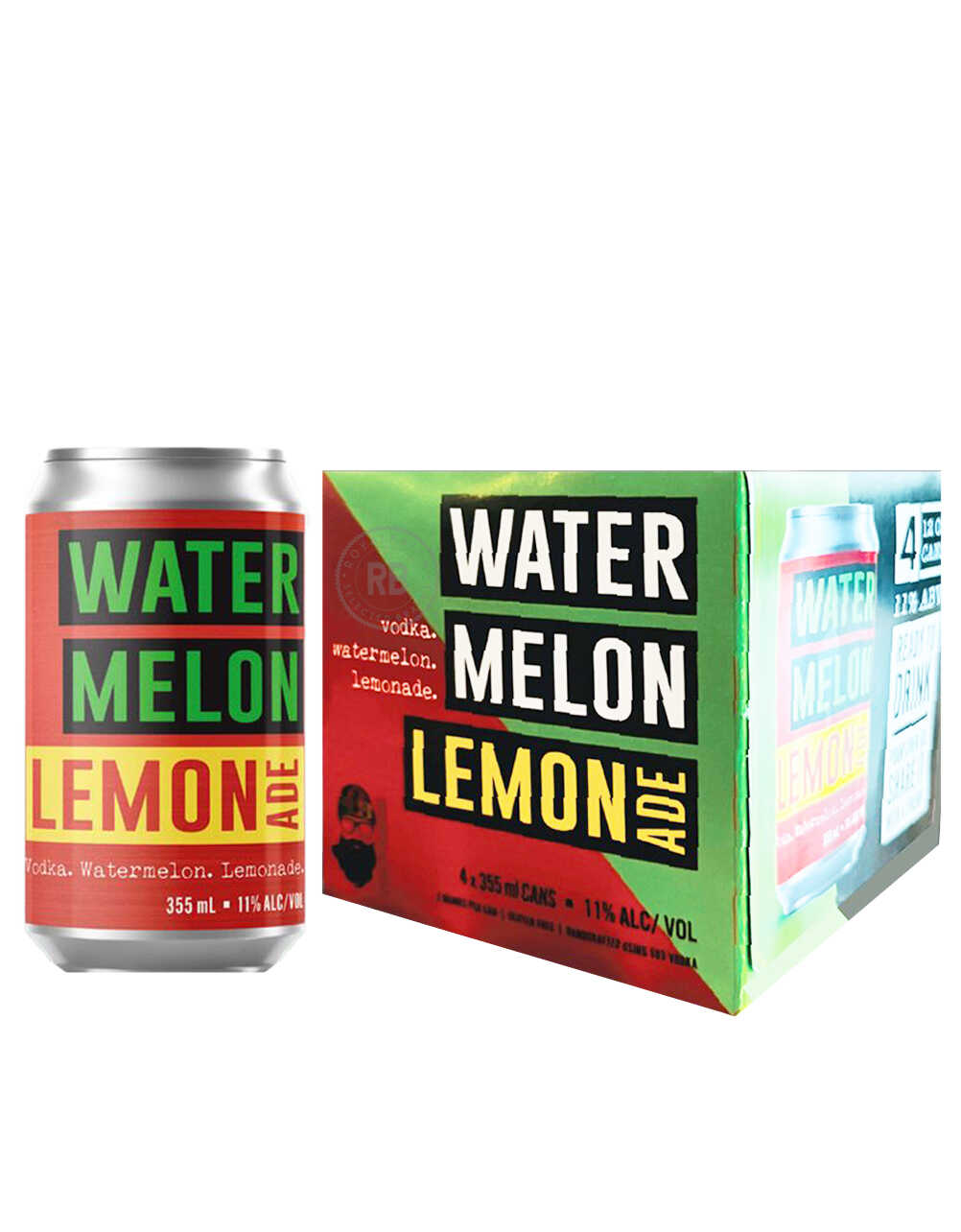 503 Canned Cocktails Watermelon Lemonade 4 Pack x 12oz