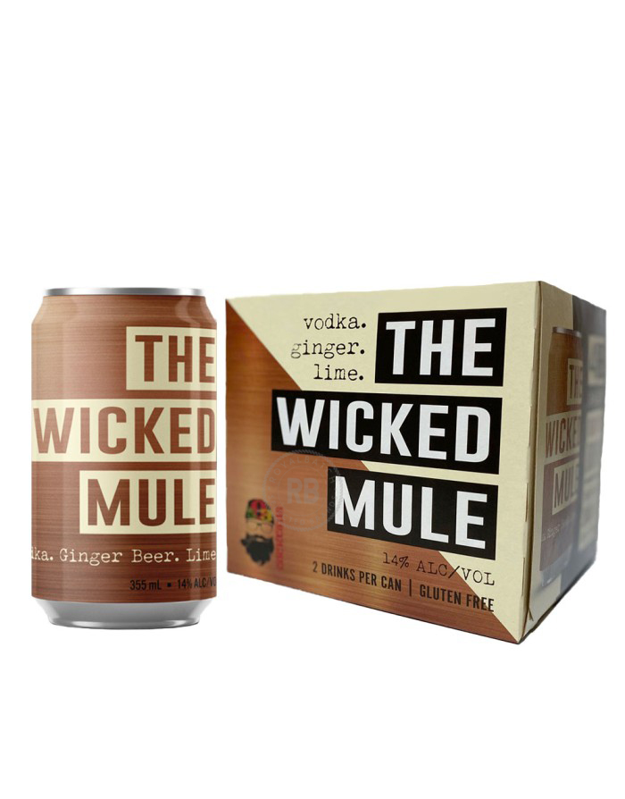503 Canned Cocktails Wicked Mule 4 Pack x 12oz