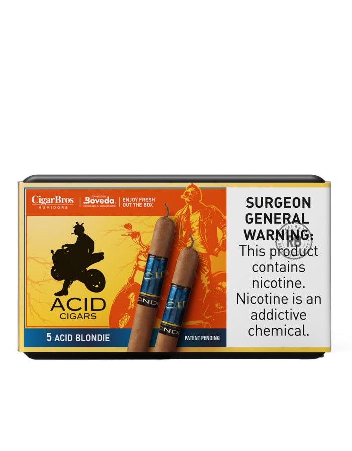 Acid Blondie 5 Pack Cigars with Humidor by CigarBros