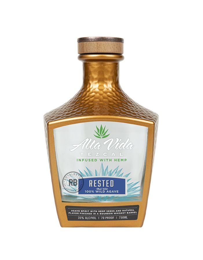 Alta Vida Tezcal Rested Agave Spirit Infused with Hemp