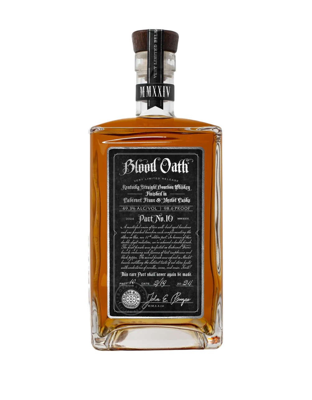 Blood Oath Pact No. 10 Kentucky Straight Bourbon Whiskey 2024