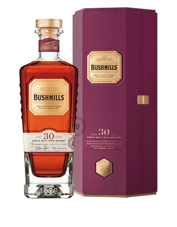 Bushmills 30 Year Old PX Sherry Cask Single Malt Irish Whiskey