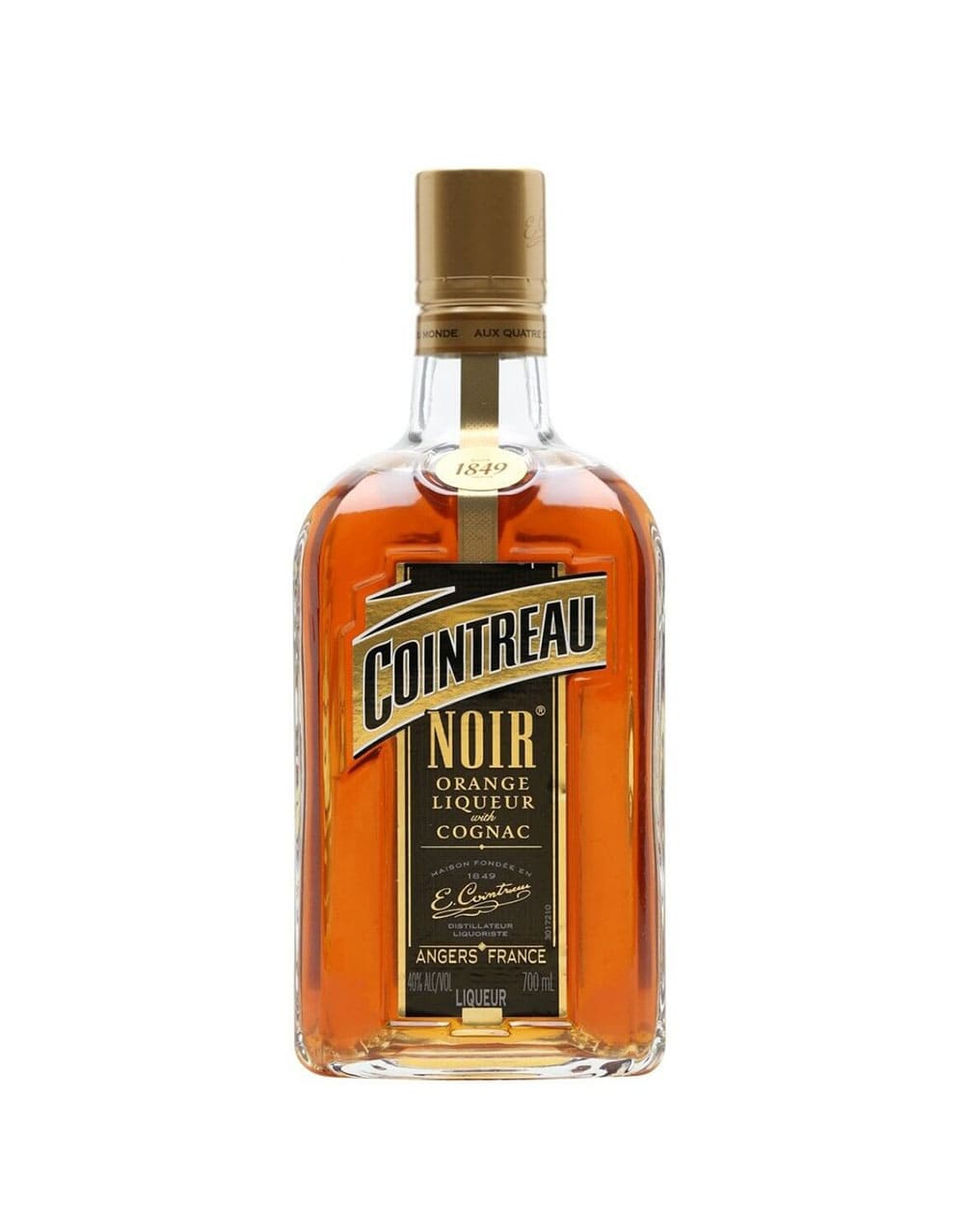Cointreau Noir Orange Liqueur Triple Sec with Cognac