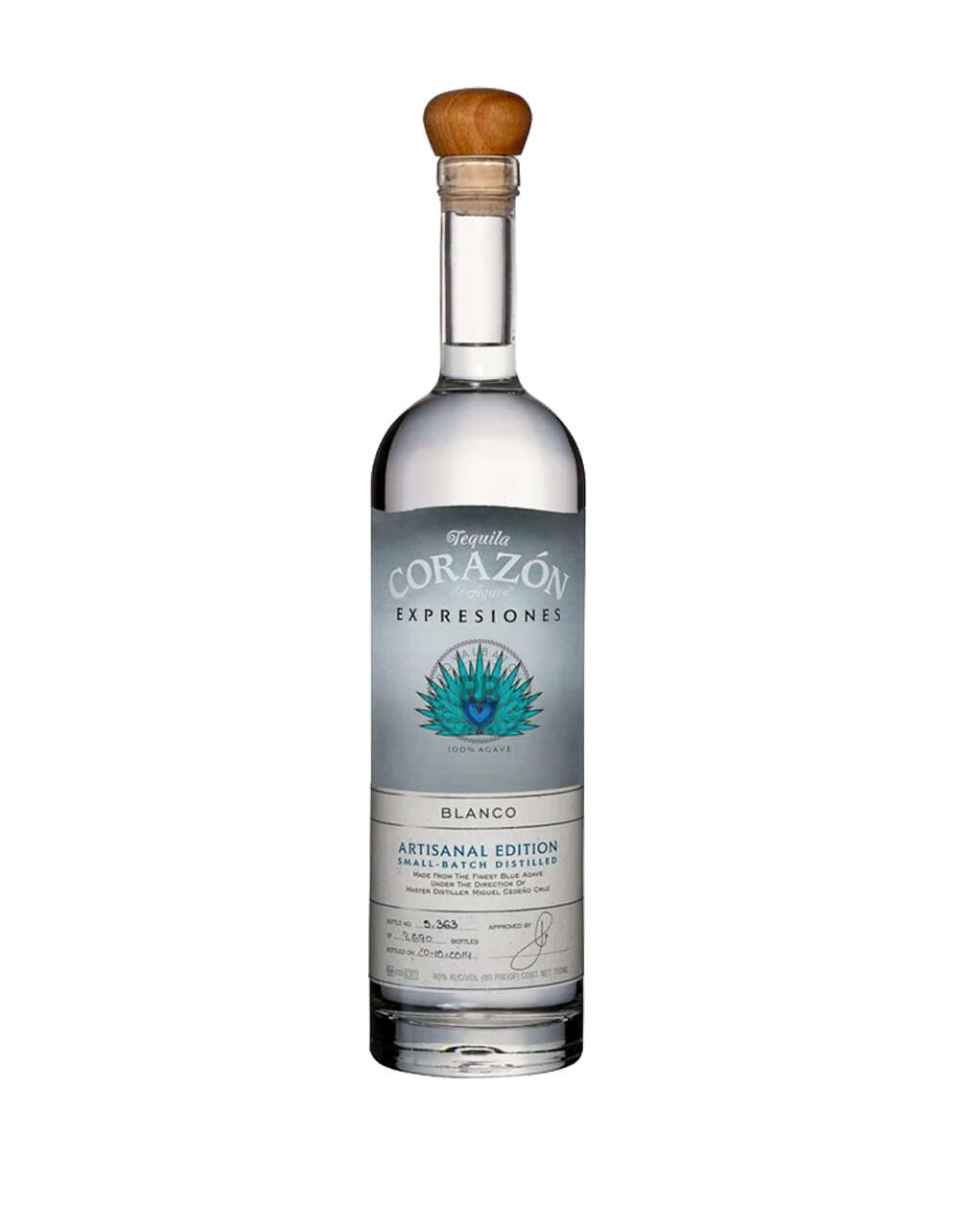 Corazón Expresiones Small Batch Artisanal Edition Blanco Tequila 2014