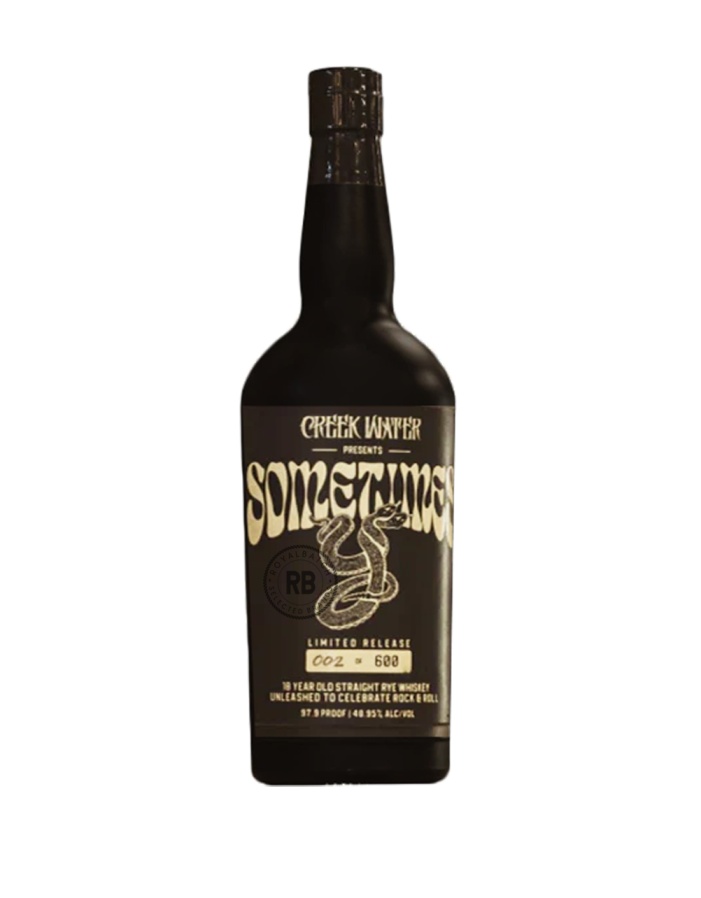 Creek Water x Rapper Yelawolf ‘Sometimes Y’ 18 Year Old Straight Rye Whiskey