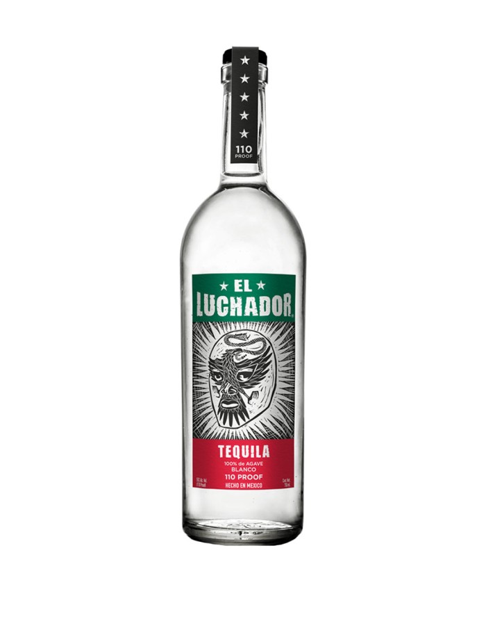 El Luchador Tequila Blanco (110 Proof) Tequila