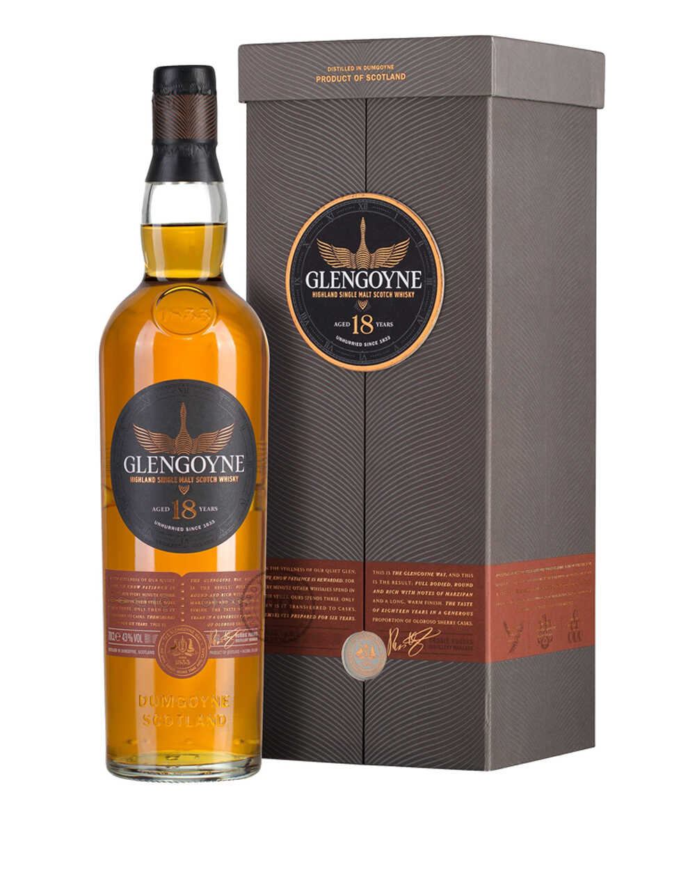Glengoyne 18 Year Old Highland Single Malt Scotch Whisky