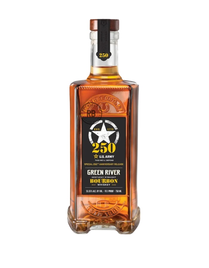 Green River U.S. Army 250th Anniversary Commemorative Straight Bourbon Whiskey
