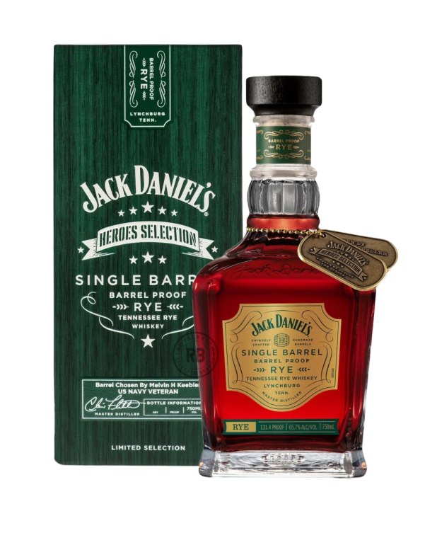 Jack Daniel's Heroes Selection Single Barrel Rye Whiskey