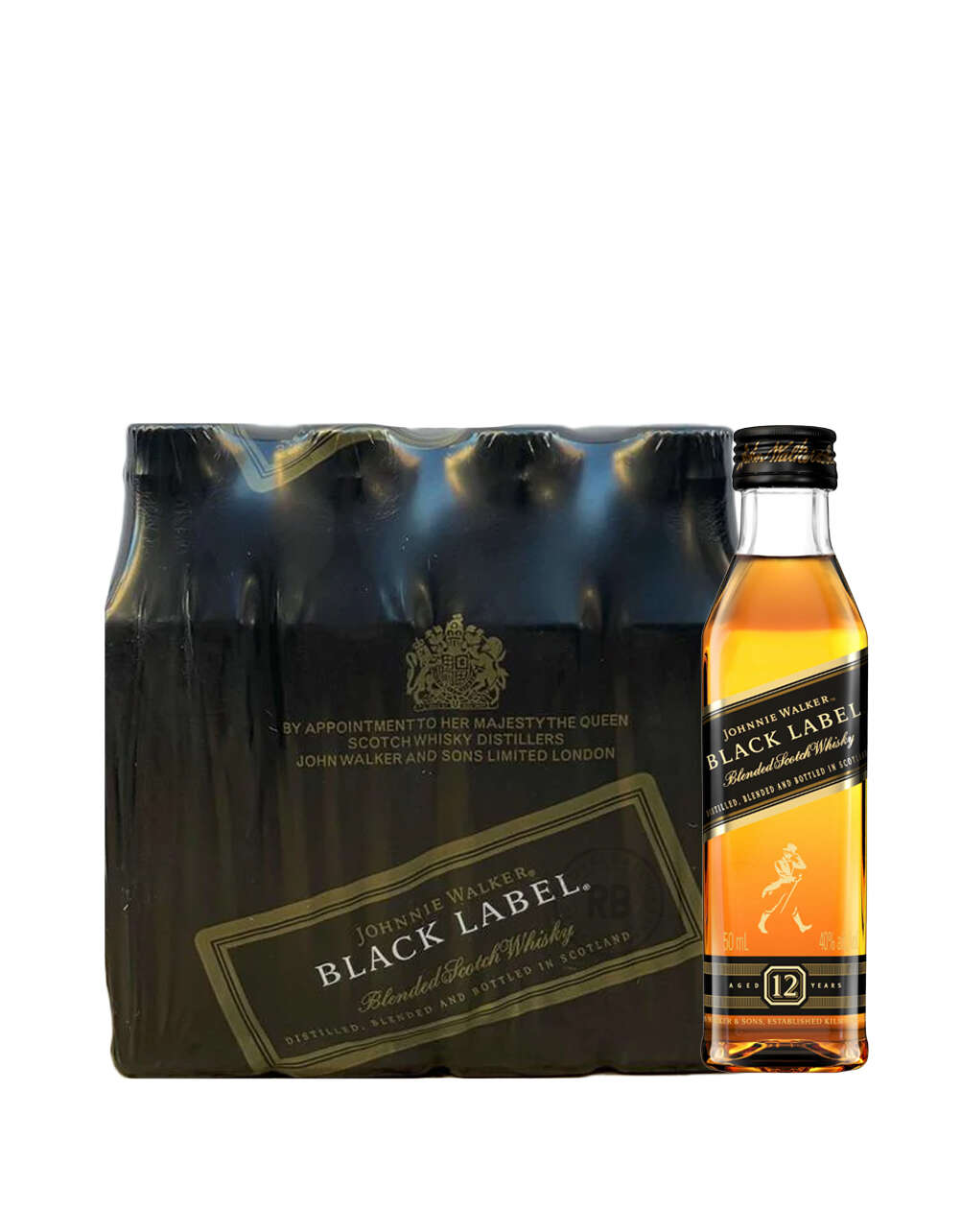 Johnnie Walker Black Label Mini Scotch Single shot 50ml