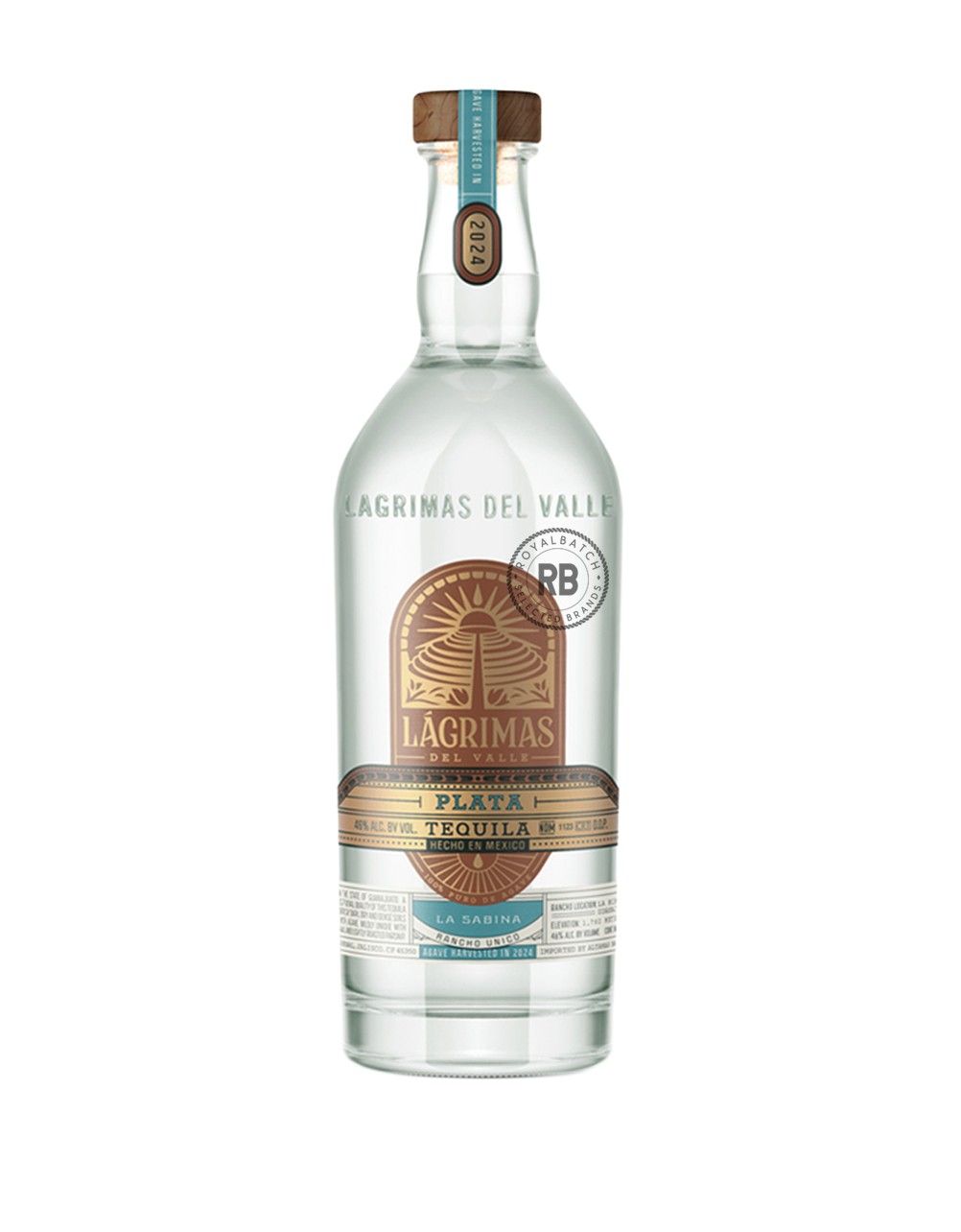 Lágrimas Del Valle La Sabina Plata Tequila