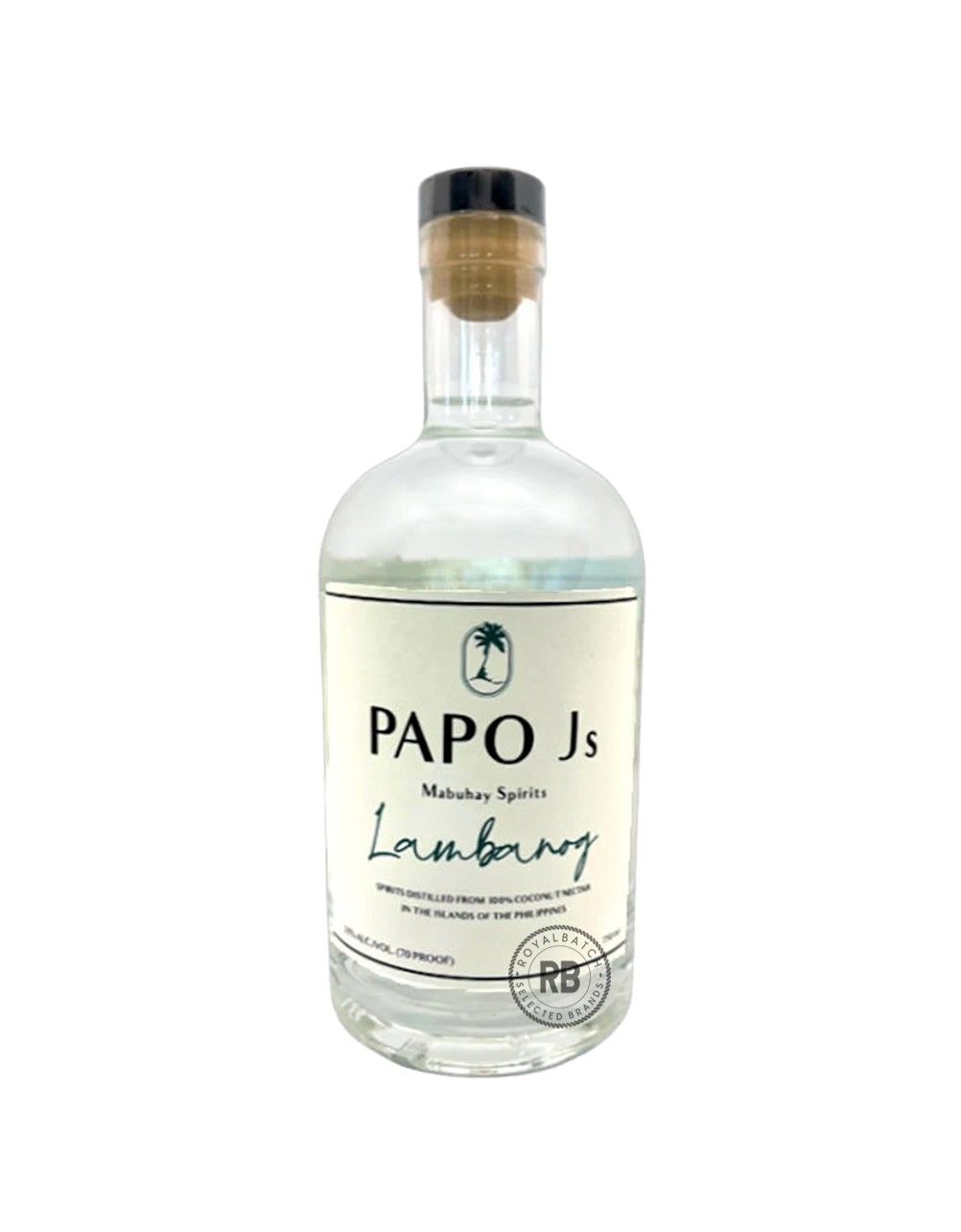 Papo J’s Lambanog Filipino Coconut Spirit by Mabuhay Spirits