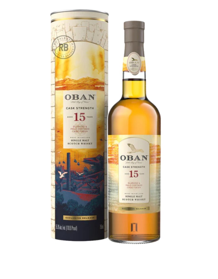 Oban 15 Year Old Cask Strength Sherry Cask Finished Scotch Whisky