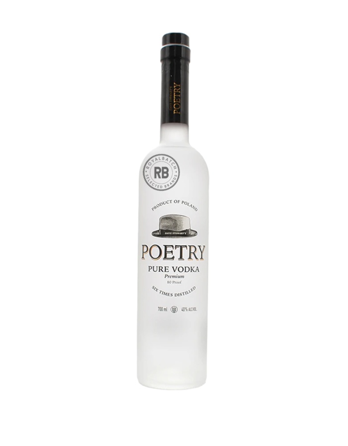 Poetry Pure Premium Vodka by Dave Stewart