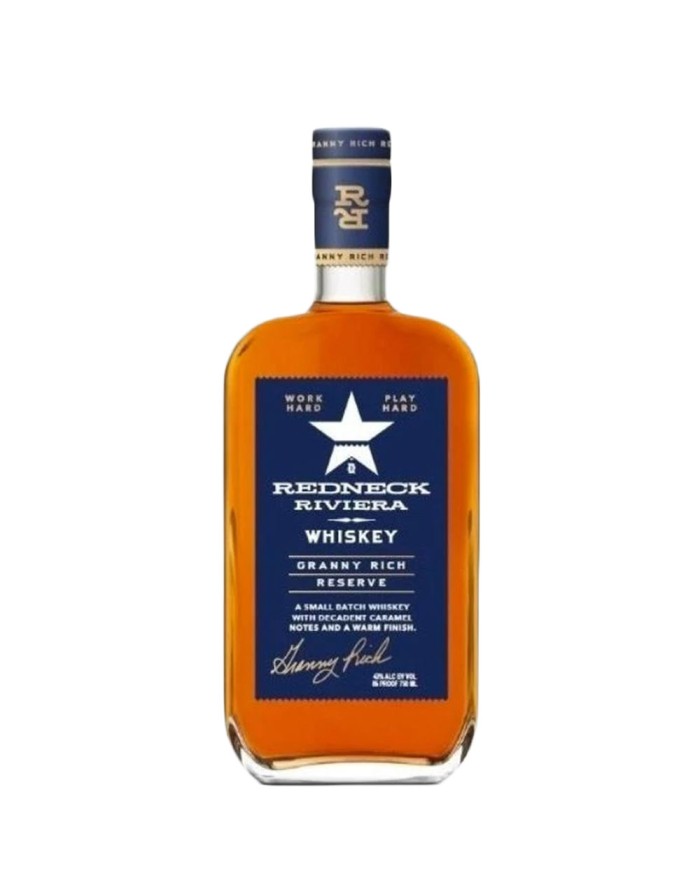 Redneck Riviera Granny Rich Reserve Small Batch Whiskey