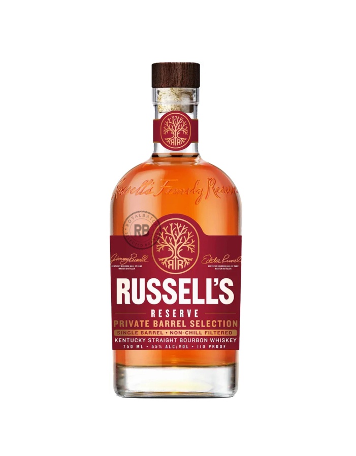 Russell's Reserve 8 Year Old Private Barrel Selection 110 Proof Bourbon Whiskey