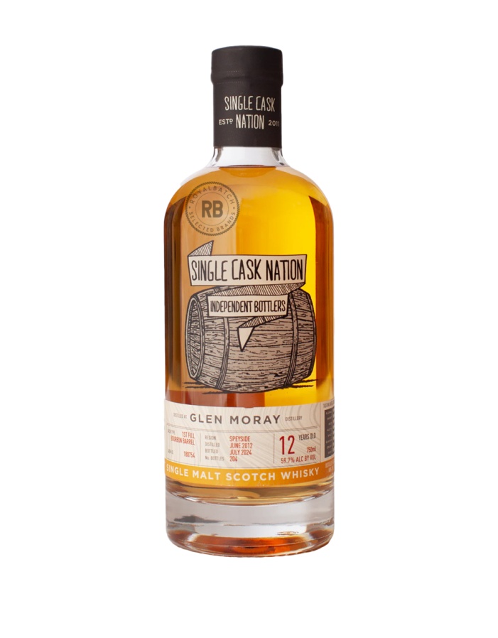 Single Cask Nation Glen Moray Distillery 12 Year Old Scotch Whiskey