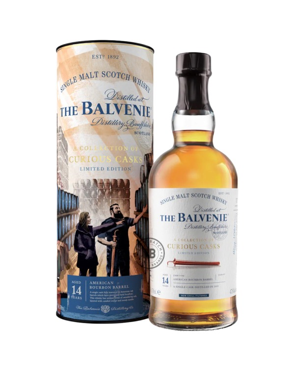The Balvenie 14 Year Old A Collection of Curious Casks American Bourbon Barrel Scotch Whiskey