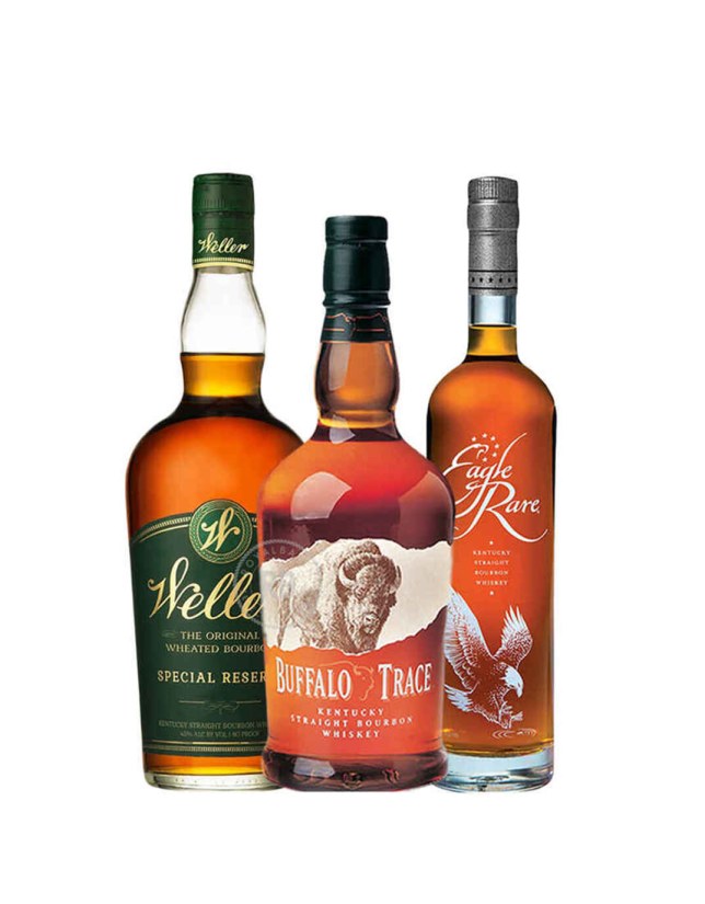 Weller Special Resereve + Buffalo Trace Bourbon + Eagle Rare Bourbon (3 Pack) Bundle #022