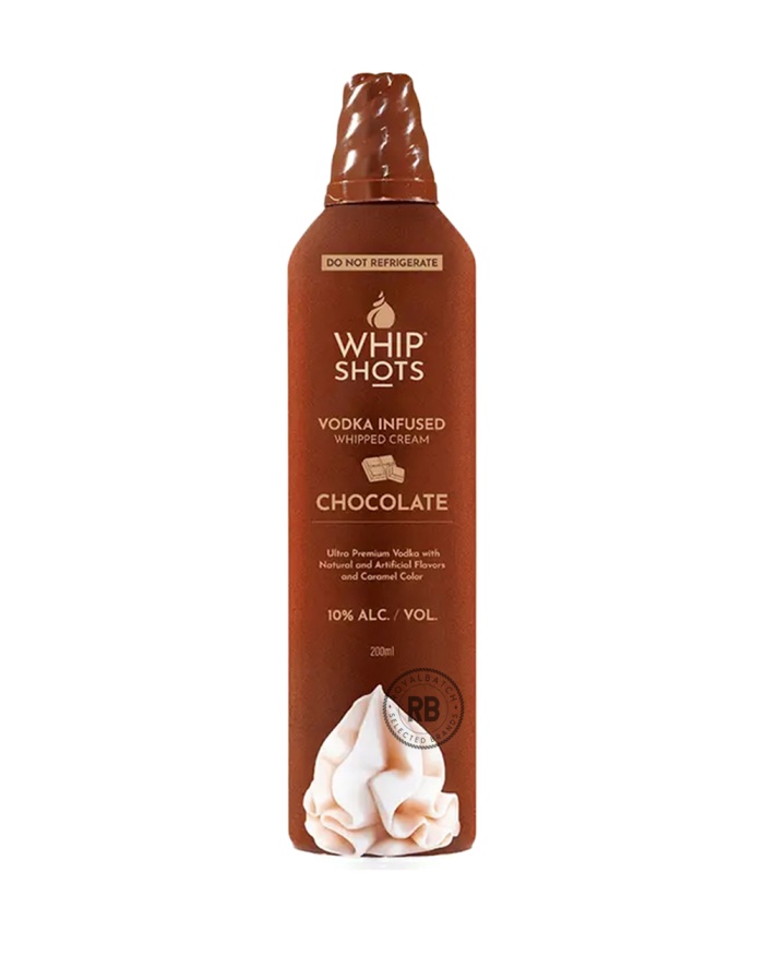 Whipshots Chocolate Vodka Infused Whipped Cream 200ml