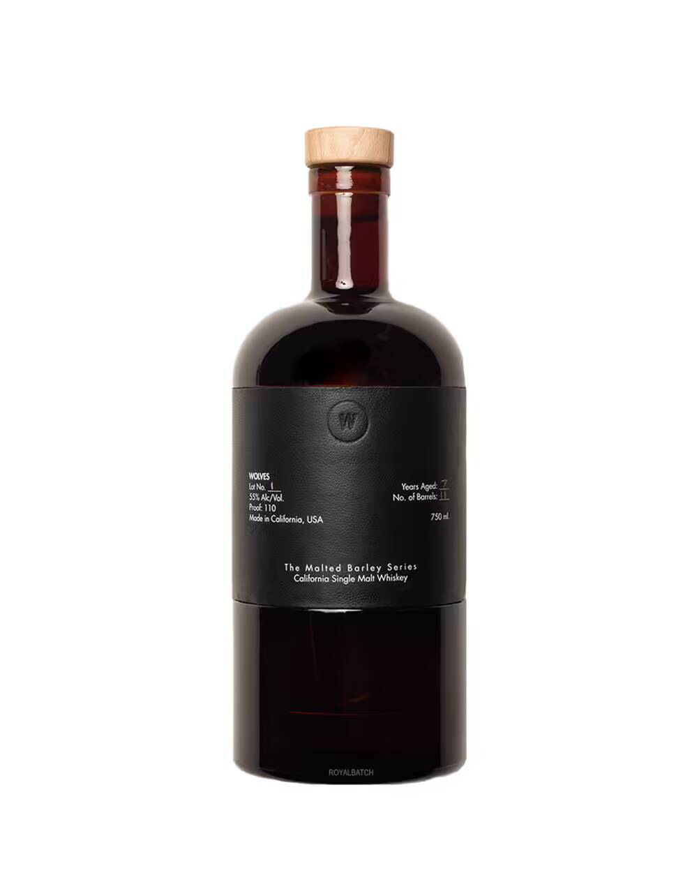 Wolves The Malted Barley Series Black Leather 7 Year Old Single Malt Whiskey