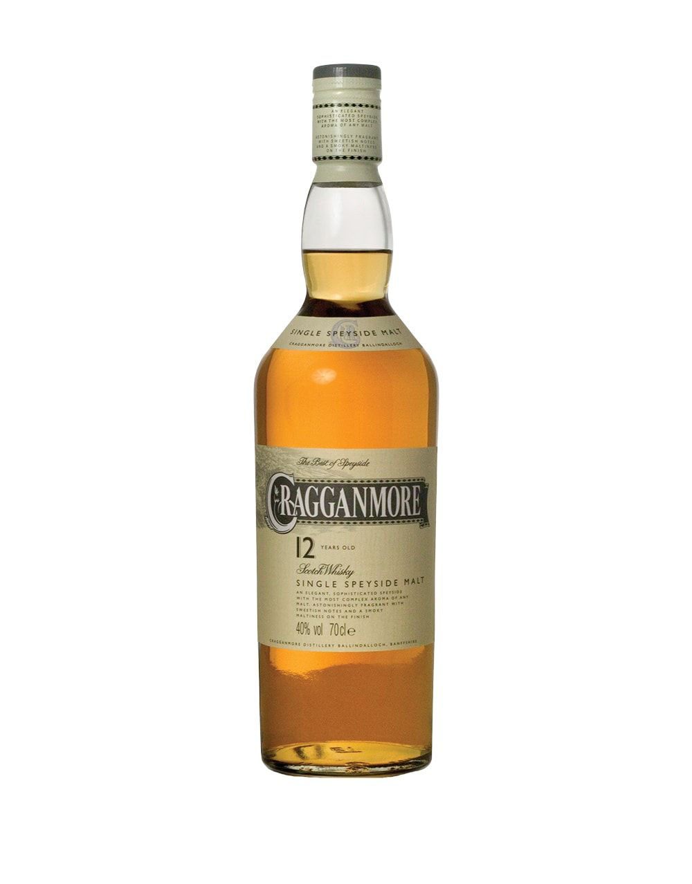 Cragganmore 12 Year Old Single Spyside Malt Scotch Whisky