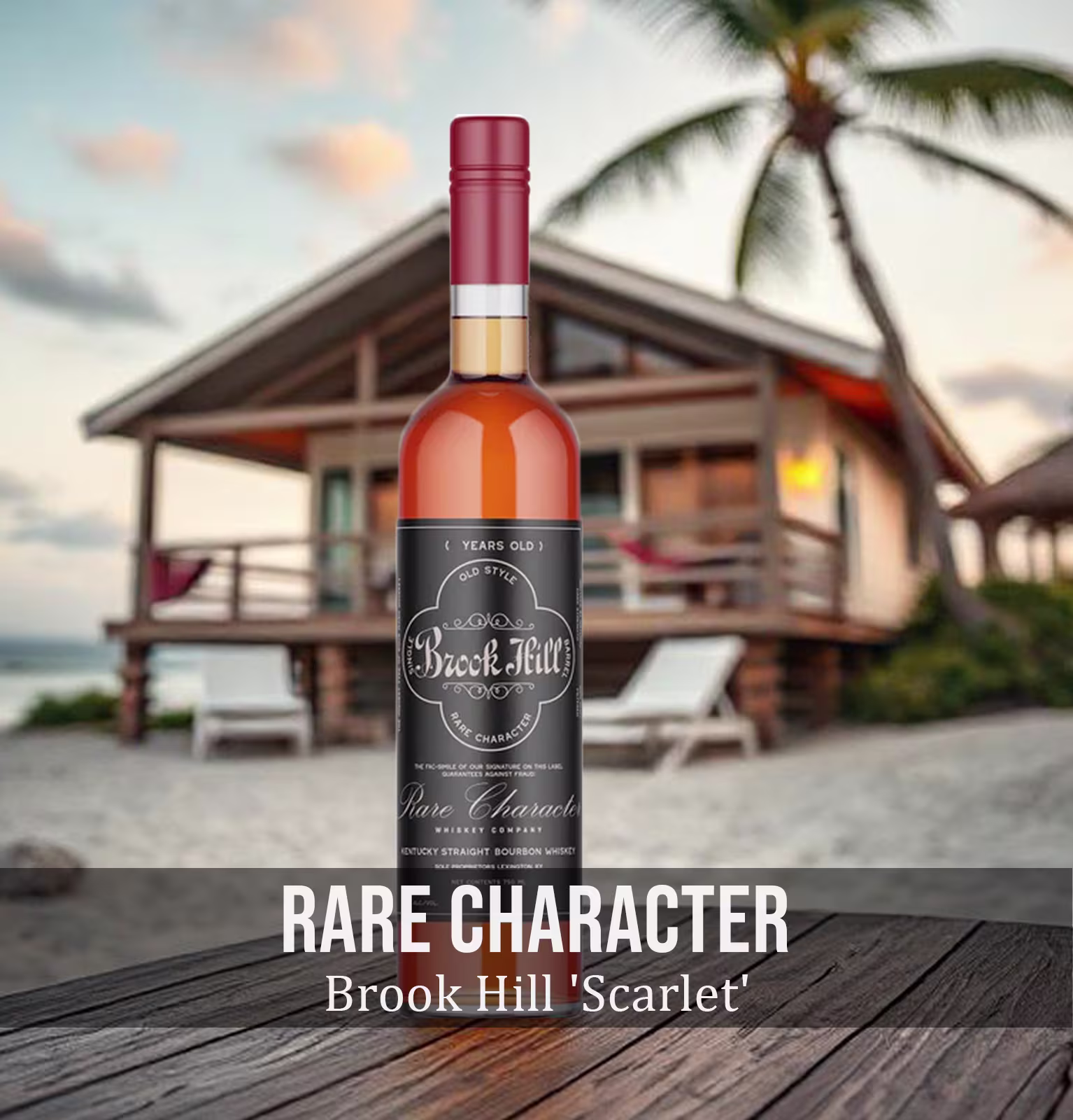 Rare Character Brook Hill 'Scarlet' 9 Year Old Kentucky Straight Bourbon Whiskey Barrel No. CB10