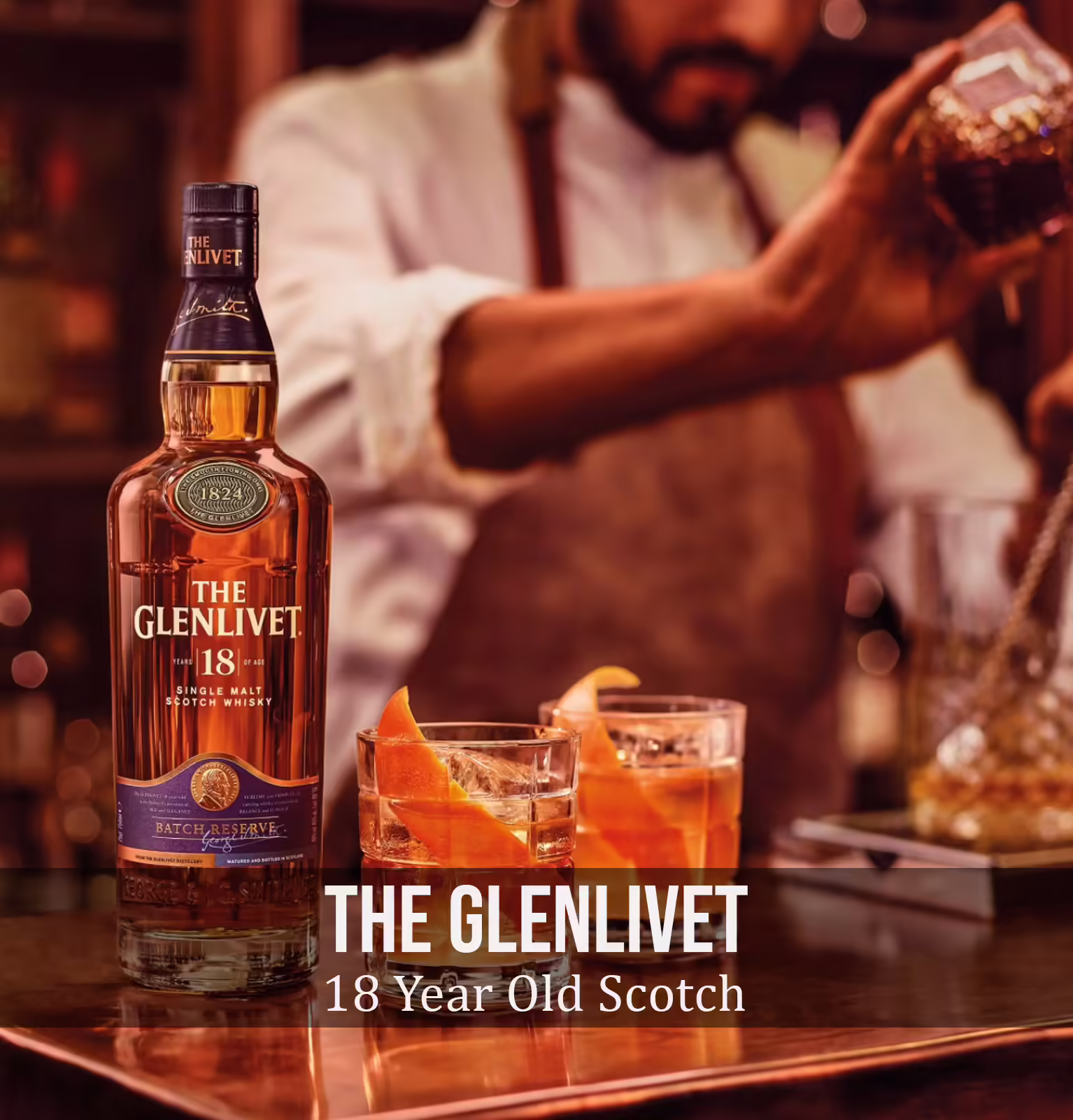 The Glenlivet 18 Year Old Scotch whisky