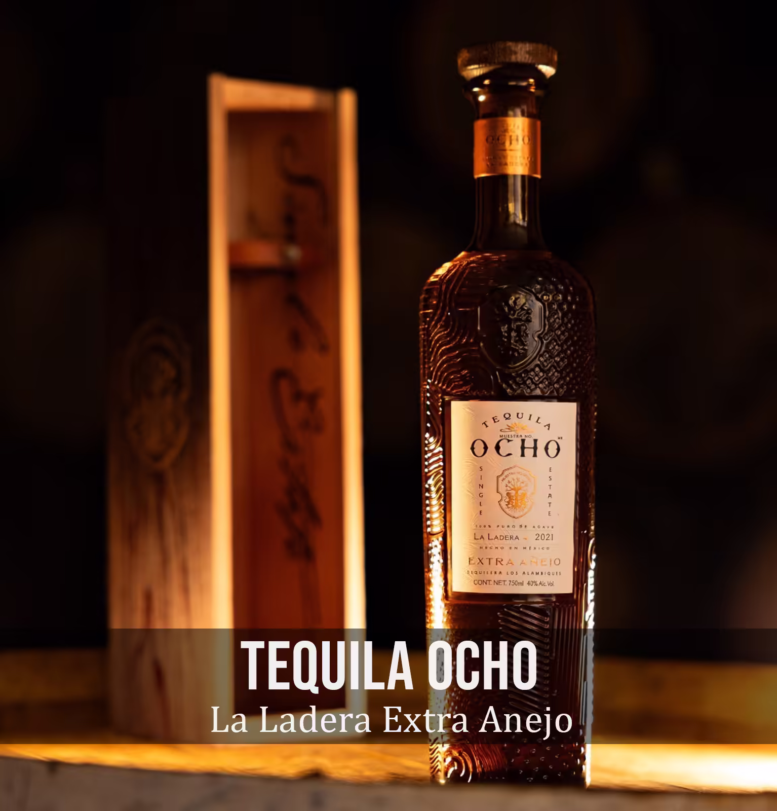 Tequila Ocho Single State La Ladera Extra Anejo 2021