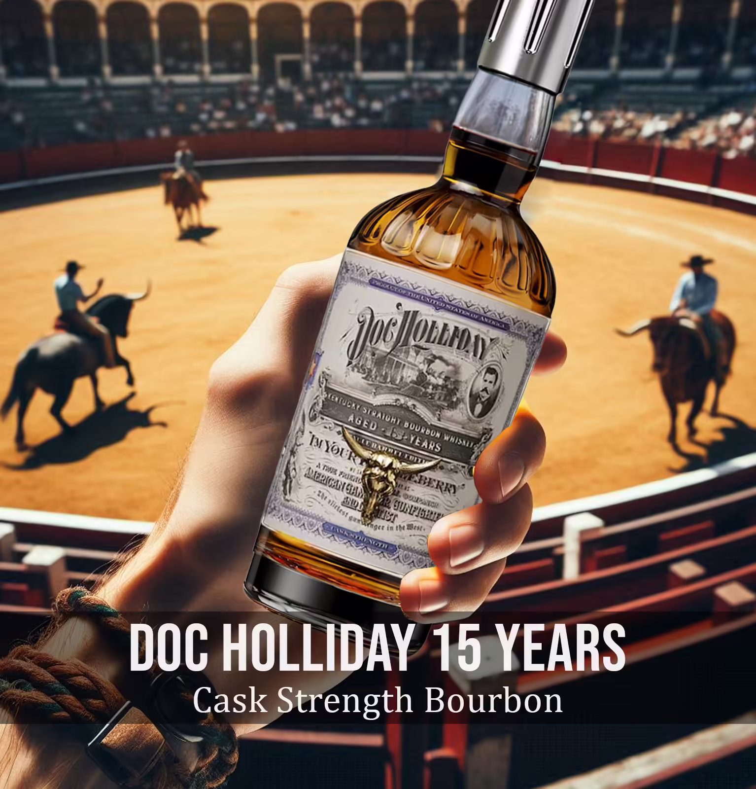 Doc Holliday 15 Year Old Cask Strength Straight Bourbon Whiskey