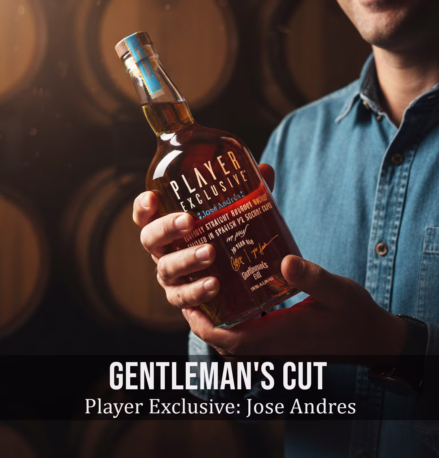 Gentleman’s Cut Player Exclusive José Andrés 10 Year Old Kentucky Straight Bourbon Whiskey