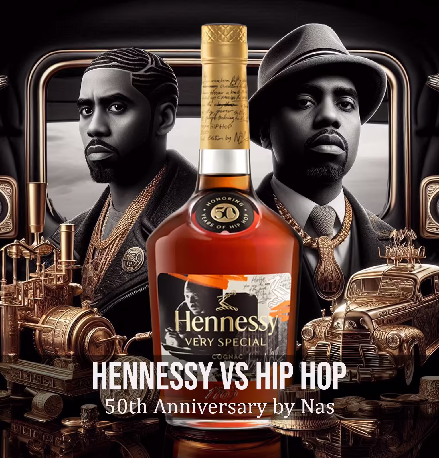Hennessy VS Hip Hop 50th Anniversary Limited Edition by Nas