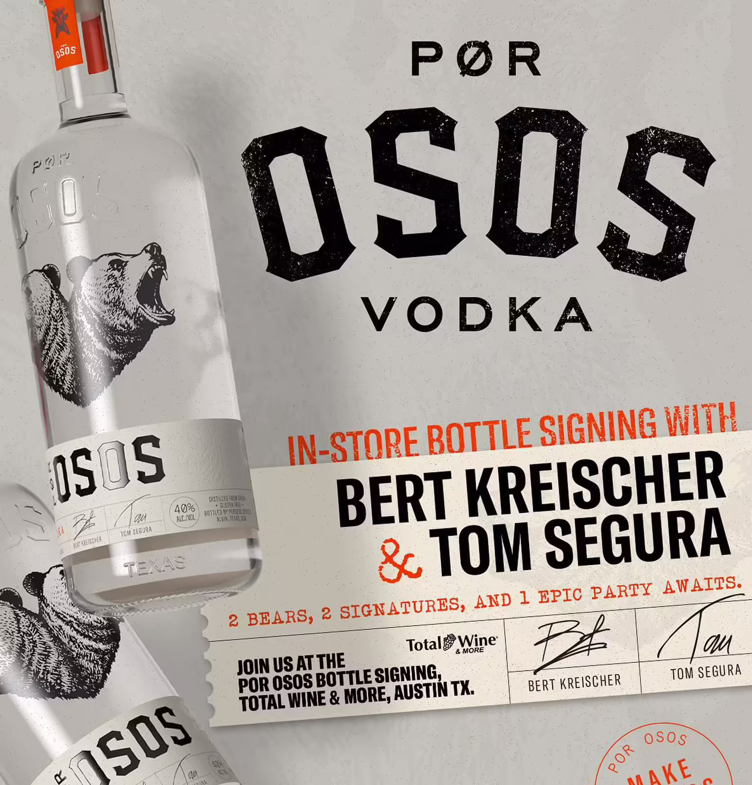 Por Osos Vodka By Bert Kreischer And Tom Segura