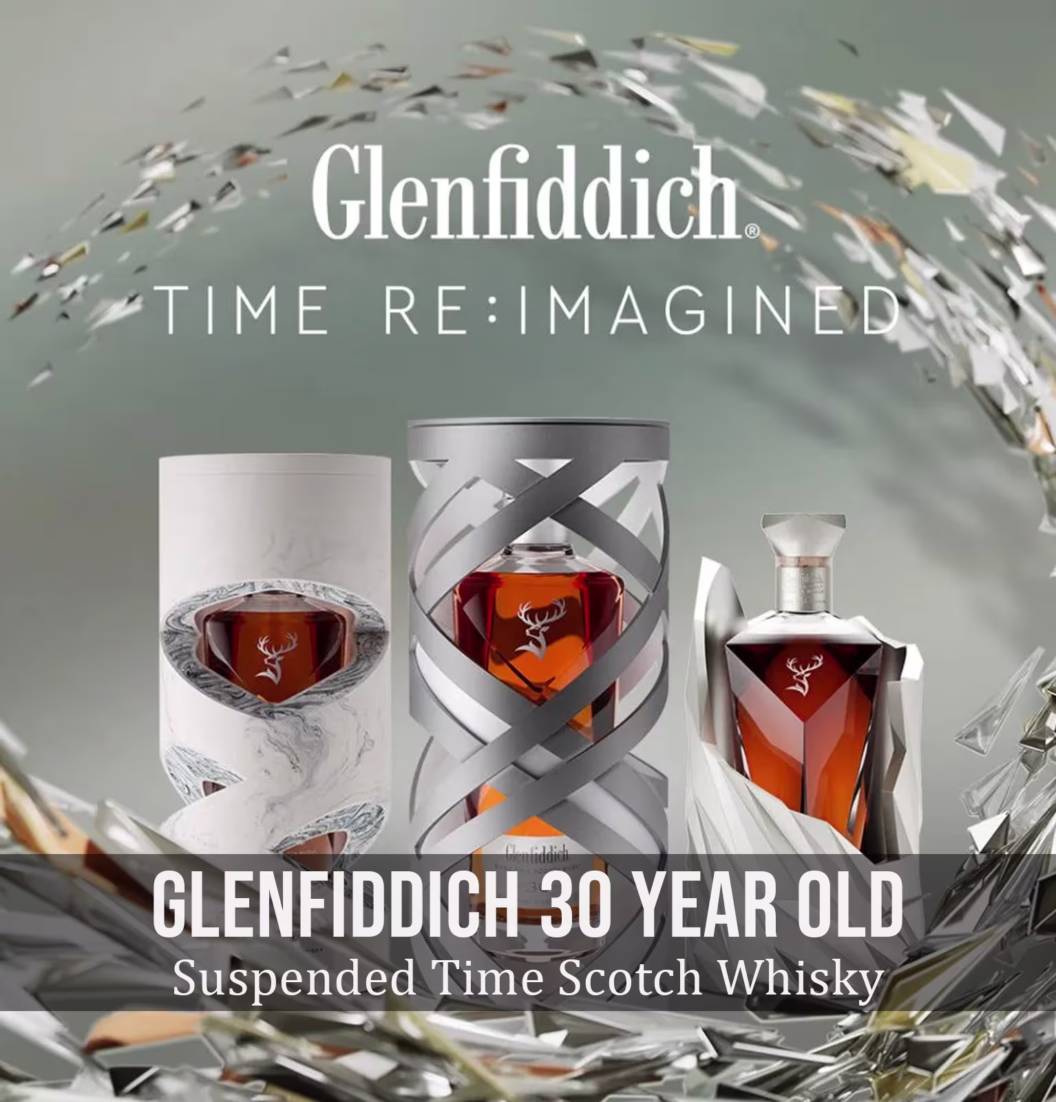 Glenfiddich 30 Year Old Suspended Time Single Malt Scotch Whisky