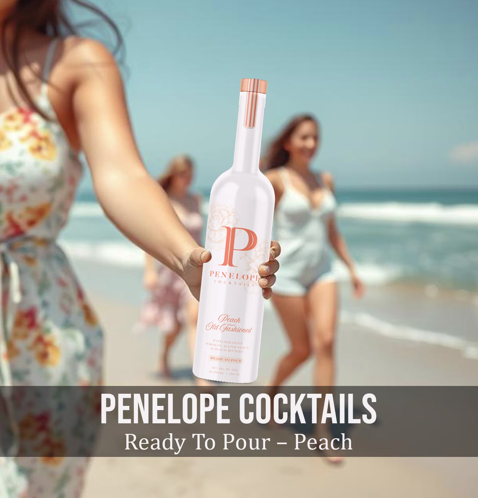 Penelope Peach Old Fashioned Cocktails 'Ready to Pour'