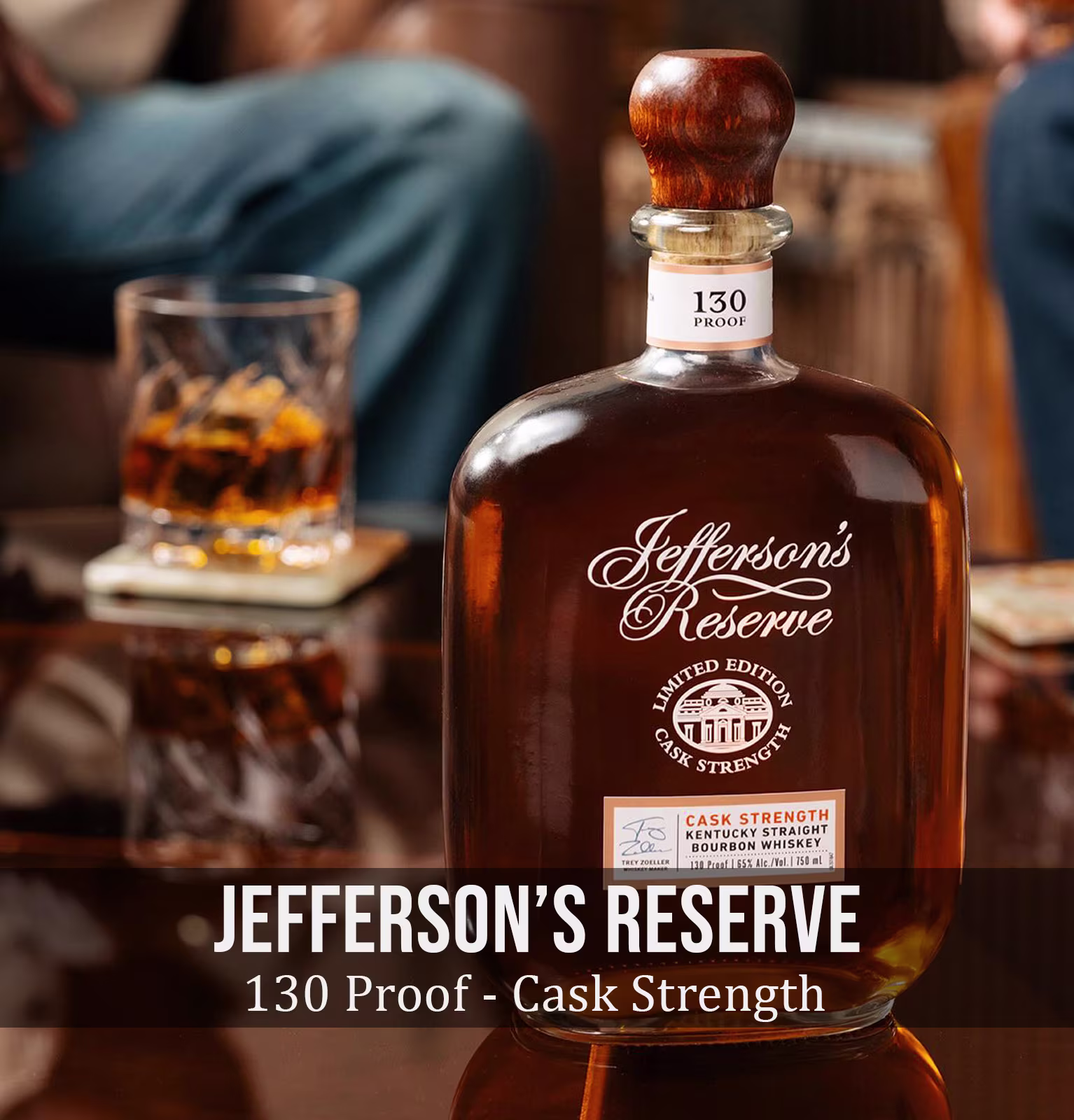 Jefferson’s Reserve Cask Strength 130 Proof Limited Edition Bourbon Whiskey