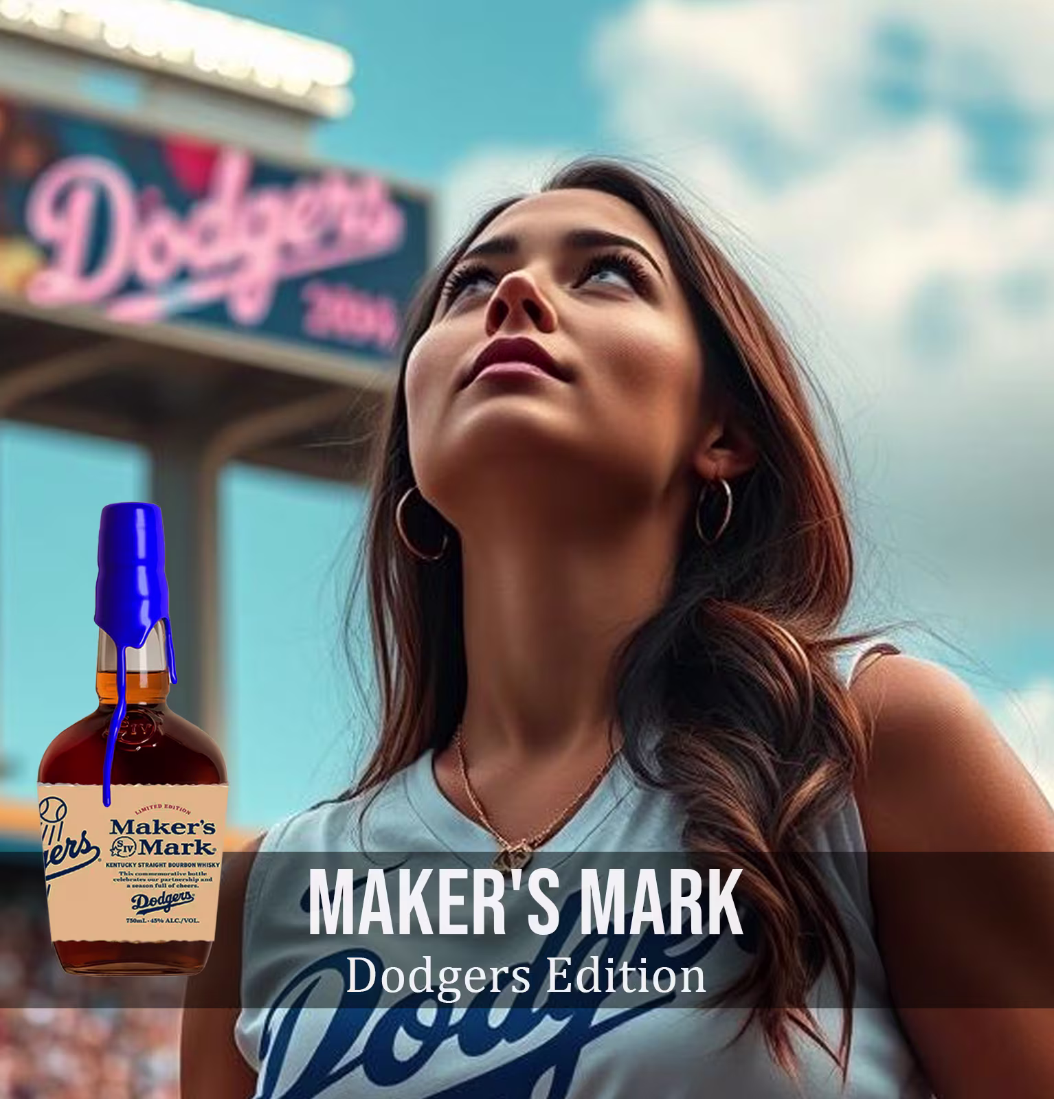 Maker's Mark Dodgers Edition Straight Bourbon Whiskey