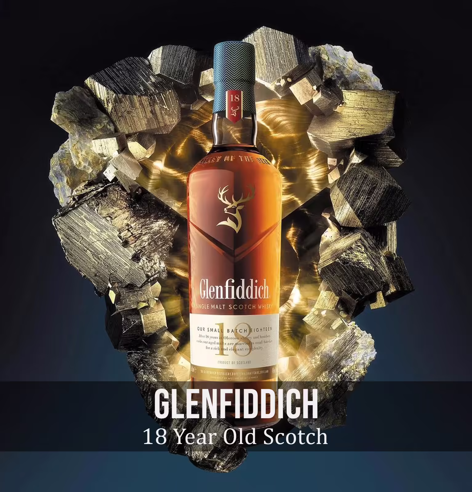 Glenfiddich 18 Year Old Single Malt Scotch Whisky