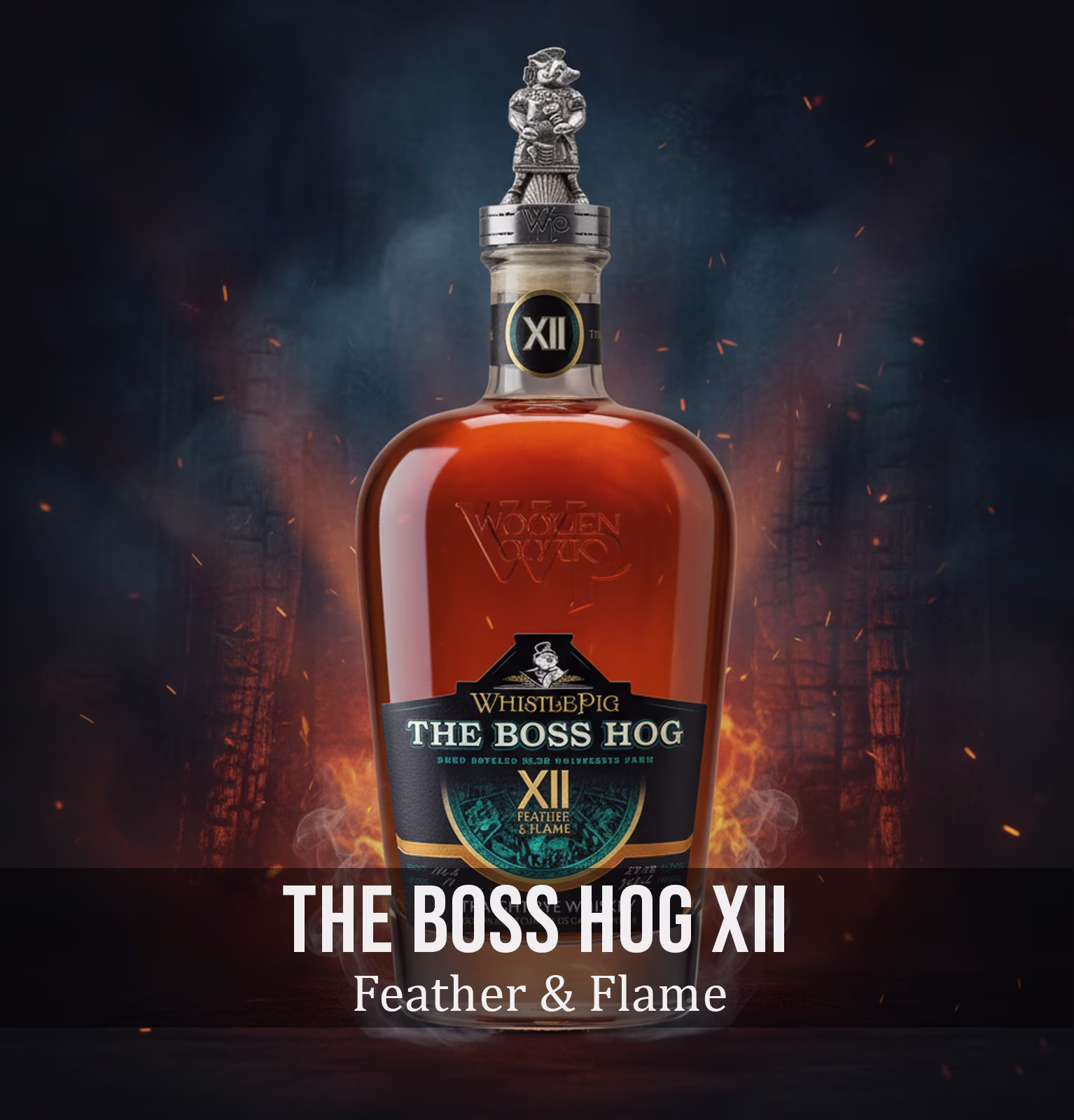 WhistlePig The Boss Hog XII Feather & Flame Straight Rye Whiskey