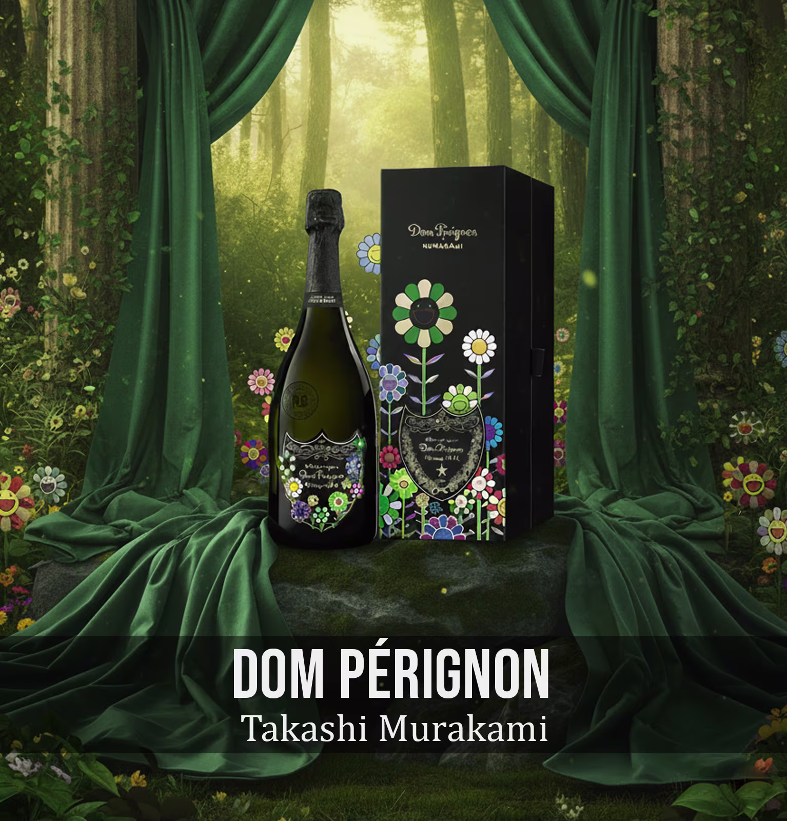 Dom Pérignon x Takashi Murakami Limited Edition Vintage 2015 Brut Champagne