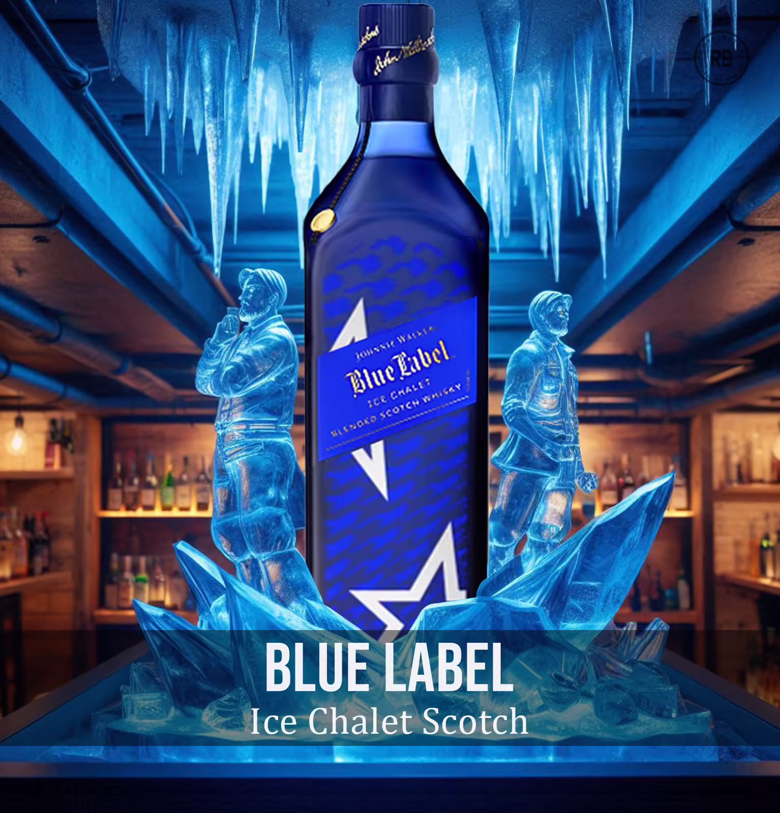 Johnnie Walker Blue Label Ice Chalet Scotch Whisky