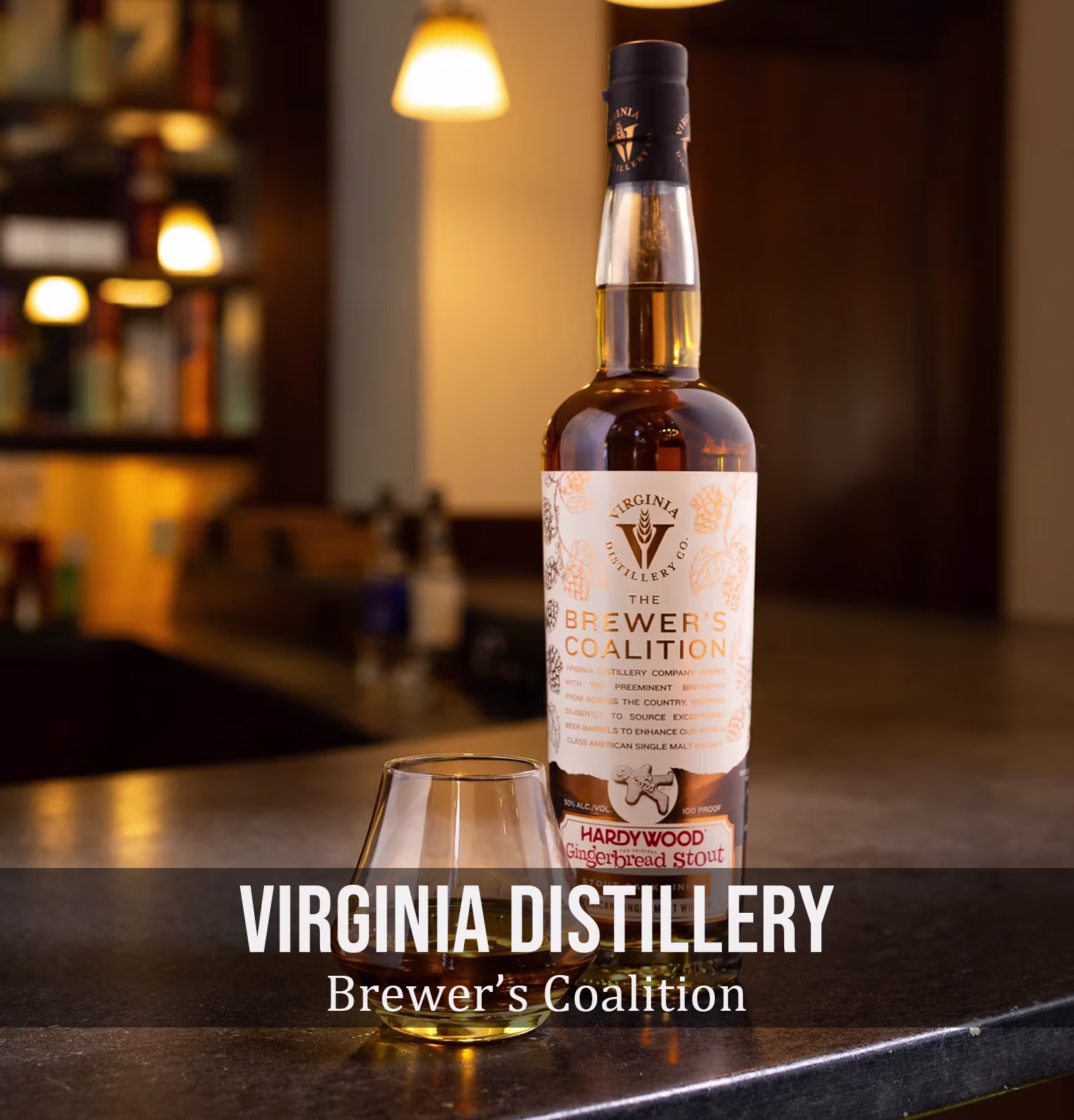 Virginia Distillery Brewer’s Coalition Hardywood Gingerbread Stout Single Malt Whiskey 700 ml