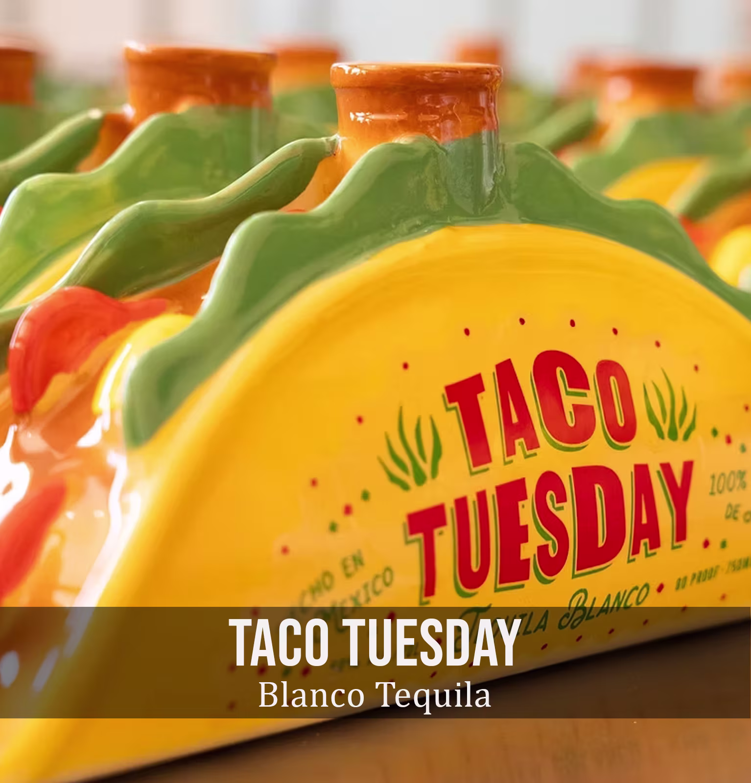 Taco Tuesday Blanco Tequila Taco Edition