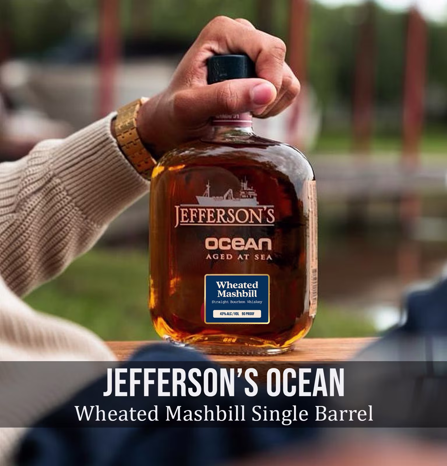 Jefferson’s Ocean Aged at Sea Voyage 32 Wheated Mashbill Single Barrel Straight Bourbon Whiskey