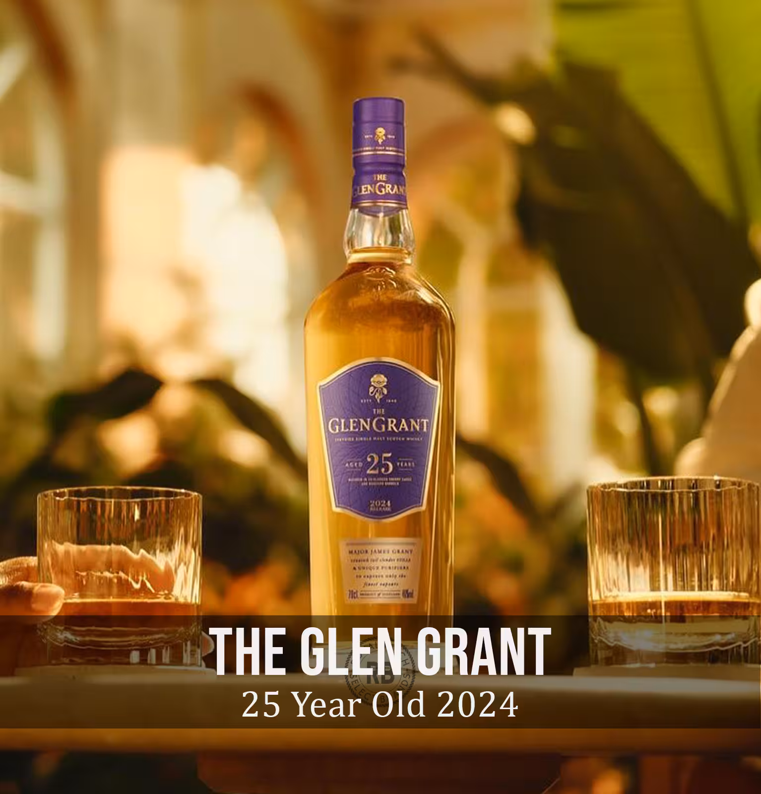 The Glen Grant 25 Year Old Speyside Single Malt Scotch Whisky 2024