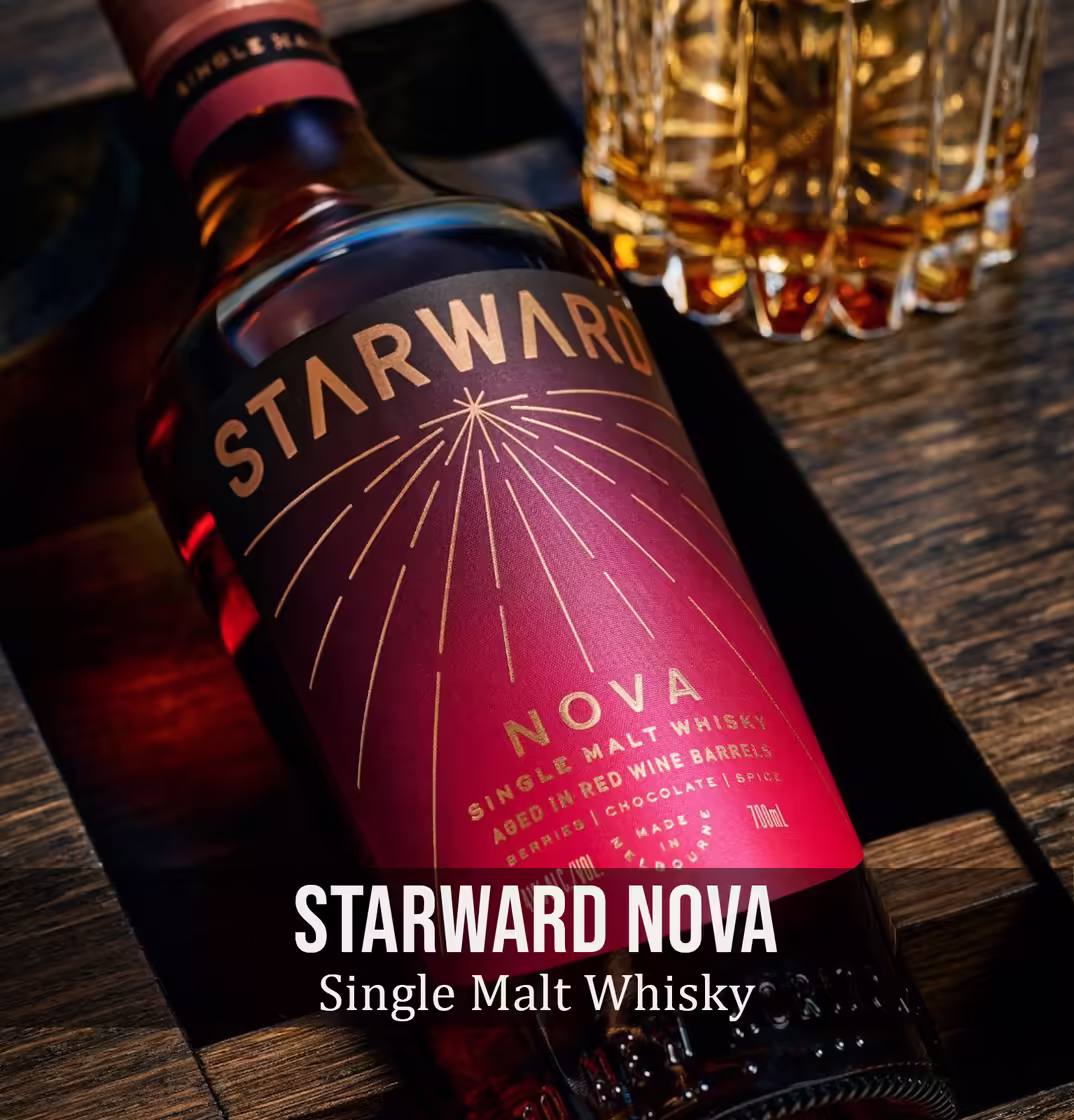 Starward Nova Red Wine Barrel Aged Single Malt Australian Whisky