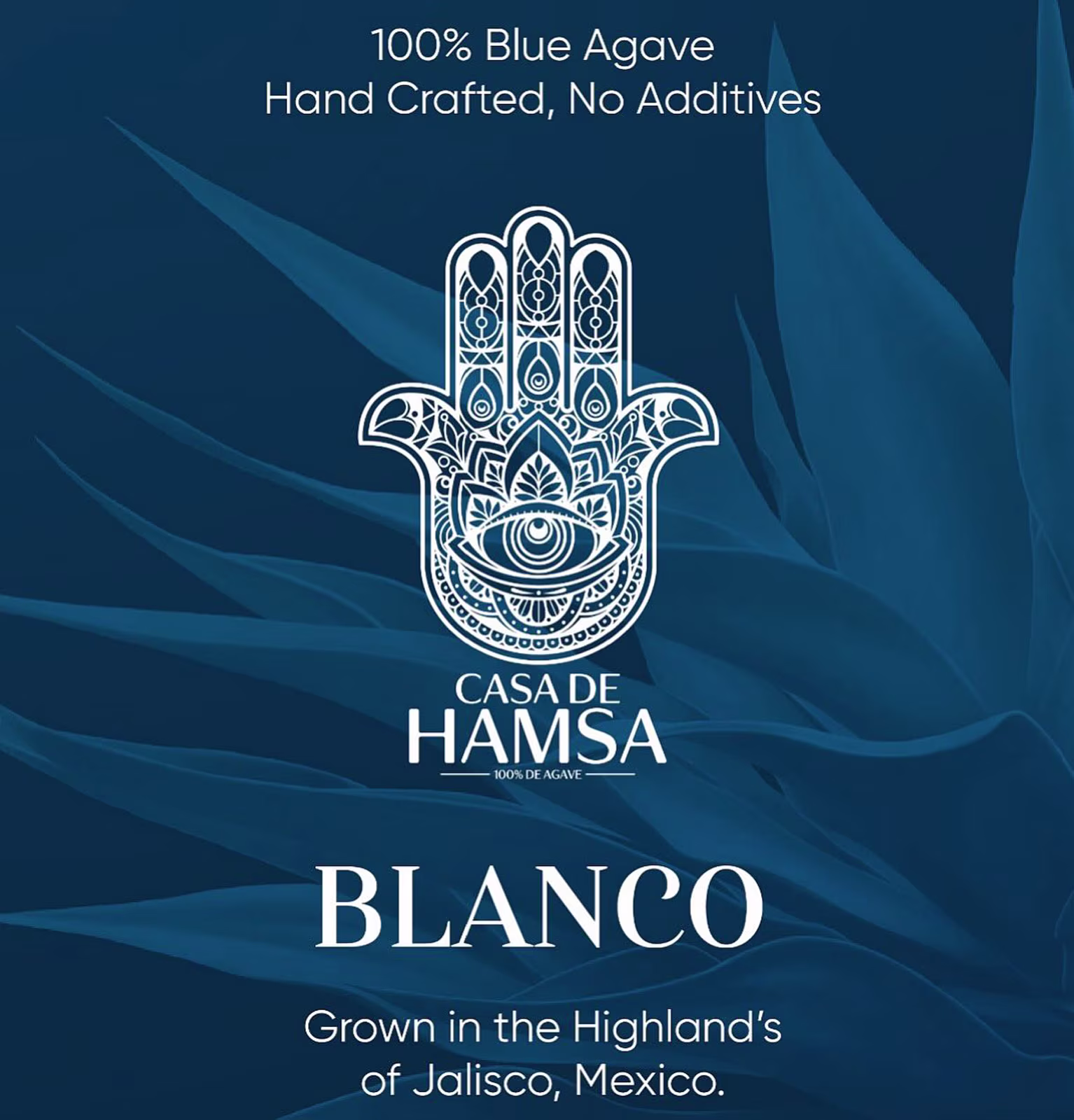 Casa De Hamsa Blanco Tequila 1L