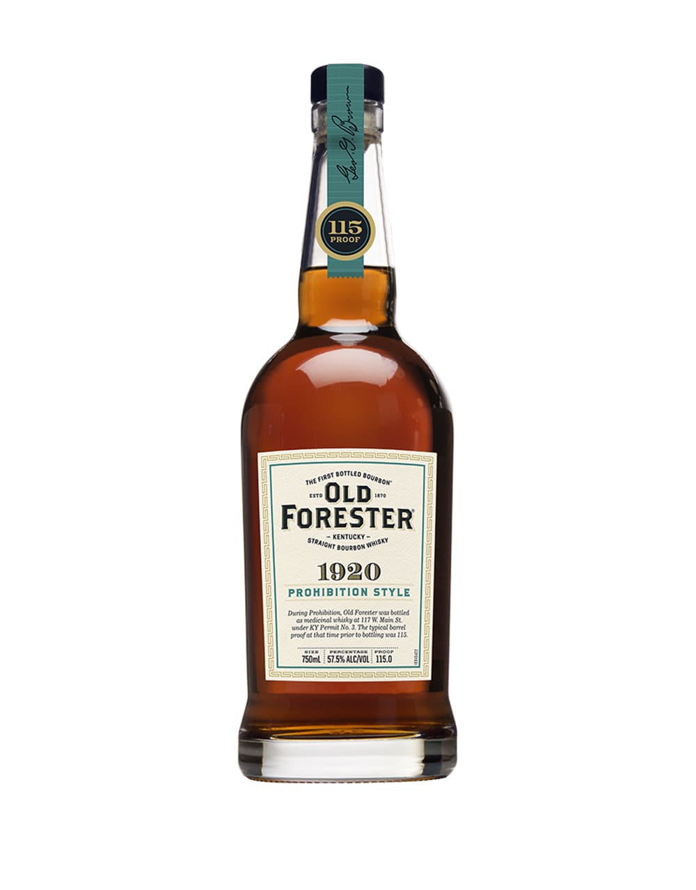 Old Forester 1920 Prohibition Style Kentucky Straight Bourbon Whiskey