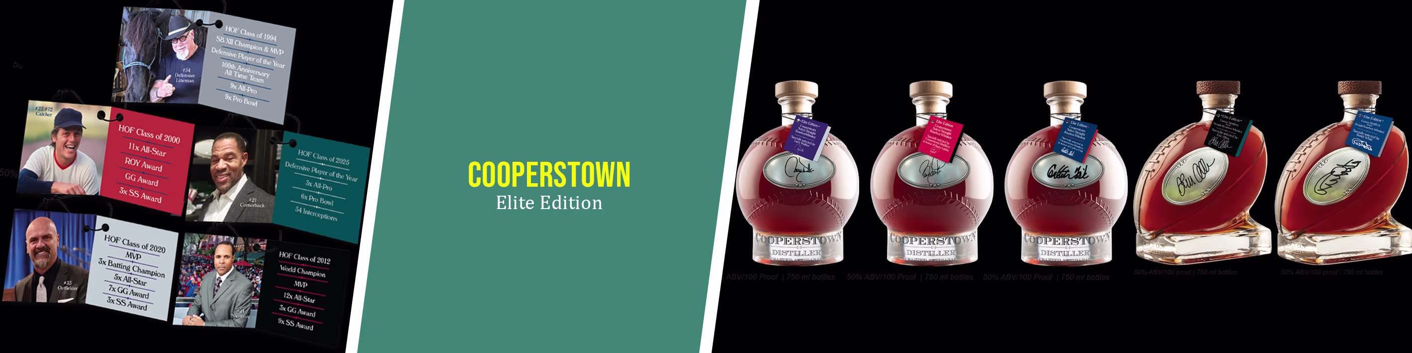 Cooperstown Select Straight Bourbon Whiskey Elite Edition Hand-Signed